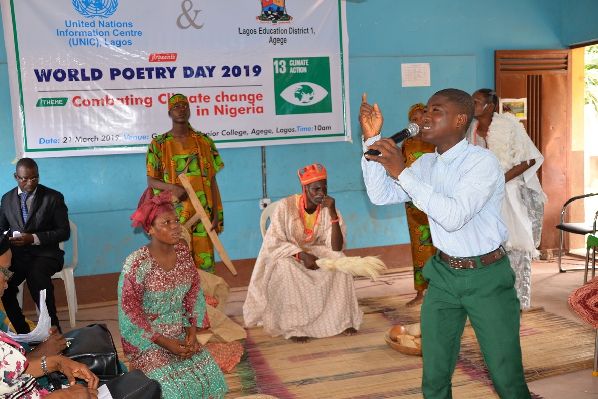 UNITED NATIONS ENGAGES 99 SCHOOLS IN POETRY COMPETITION IN NIGERIA